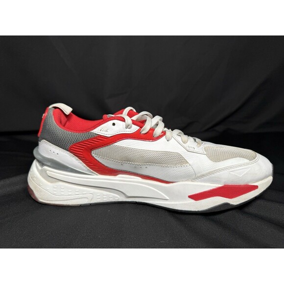 PUMA Scuderia Ferrari Rs Fast Lace Up White Red Sneaker Mens Size 13 main image 2